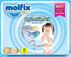Bỉm Molfix Quần OXYGEN giúp ngừa hăm
