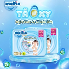 Bỉm Molfix Quần OXYGEN giúp ngừa hăm