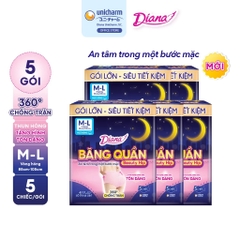Diana Băng Quần Beauty Hip size M-L Gói 5 chiếc