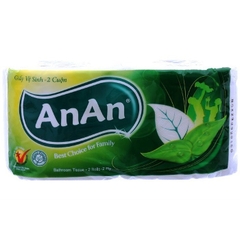 Giấy Vệ Sịnh An An Bathroom Tissue Lốc 10 Cuôn 2 lớp