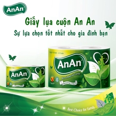 Giấy Vệ Sịnh An An Bathroom Tissue Lốc 10 Cuôn 2 lớp