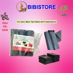 Túi Rác Đen Greensun (Bịch 1 Ký/ 3 cuộn)