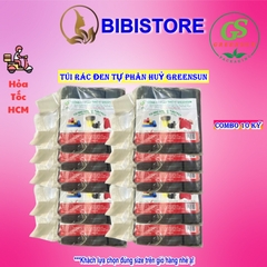 Túi Rác Đen Greensun (Bịch 1 Ký/ 3 cuộn)