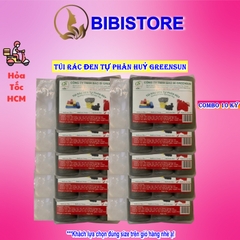 Túi Rác Đen Greensun (Bịch 1 Ký/ 3 cuộn)