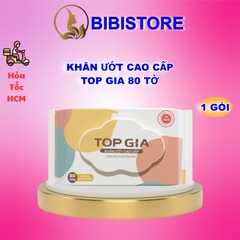 Khăn ướt Topgia 80 tờ dành cho mẹ và bé