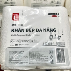 ̣(Hoả Tốc HCM, Lotte) Lốc 4 Cuộn Lớn - Khăn Bếp Đa Năng Choice L 2 Lớp 680 Tờ - 170 Tờ/ Cuộn (BibiStore)