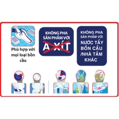 (Hoả Tốc HCM) Nước Tẩy Bồn Cầu Vim Siêu Diệt _ Vim Xanh Biển Bất Khả Chiến Bại Chai 880ml