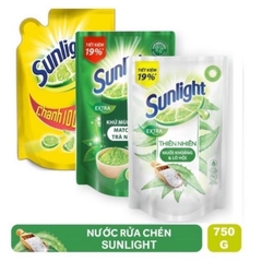 (Hoả Tốc HCM) Nước rửa chén Sunlight Túi/ Chai 750g Đủ Loại (BIBISTORE)