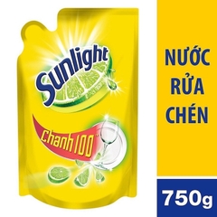 (Hoả Tốc HCM) Nước rửa chén Sunlight Túi/ Chai 750g Đủ Loại (BIBISTORE)
