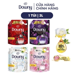 (Hoả Tốc HCM) Nước Xả Vải Downy Tinh Dầu Thiên Nhiên/Nước Hoa Cao Cấp Túi 3L (Bibistore)
