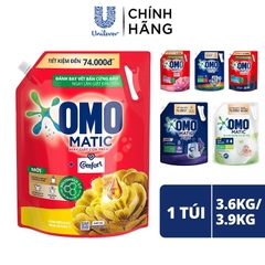 (Hoả Tốc HCM) Nước Giặt OMO Matic - Máy giặt cửa trước Túi 3,6kg (Bibistore)