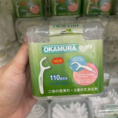 (Bibistore) Tăm Chỉ Kẻ Răng_Tăm Chỉ Nha Khoa Okamura Hộp 60P/100P (Hoả Tốc HCM)