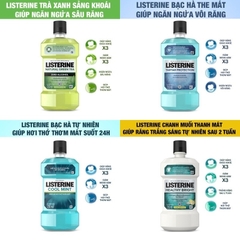 Nước súc miệng Listerine 250ml/ 750ml (Bibistore)