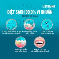 Nước súc miệng Listerine 250ml/ 750ml (Bibistore)