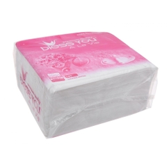 (Hoả Tốc HCM) Có Mã QR - Khăn Ăn Vuông Lớn 16cm x16cm BLESS YOU Bịch 100 Tờ
