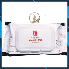 [Combo 5 Gói] Khăn Ướt Gia Đình CHOICE L Lotte Gói 120 Miếng
