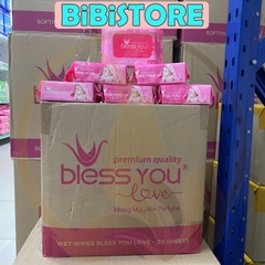 Khăn Ướt Bless You Không Mùi_Gói MINI 30 Tờ