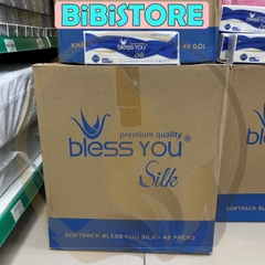 Khăn Giấy Lụa Cao Cấp Bless You Silk 2 Lớp Gói 200 Tờ
