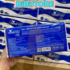 Khăn Giấy Lụa Cao Cấp Bless You Silk 2 Lớp Gói 200 Tờ