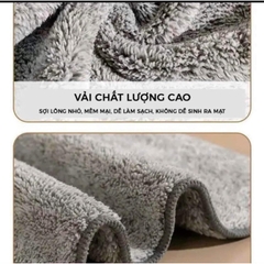 Combo 10 Khăn Lau Đa Năng Màu Xám size 21cm x 21cm