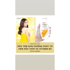 Sữa tắm Enchanteur hương nước hoa charming chai 650g (Bibistore TB)