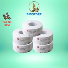 [Combo 5 Cuộn Lớn] Giấy Vệ Sinh Cuộn Lớn Choice L Lotte Hàn Quốc Cao Cấp 2 Lớp 600g