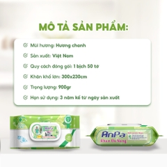 Khăn Ướt Đa Năng Lau Bếp ANPA Gói 50 Tờ