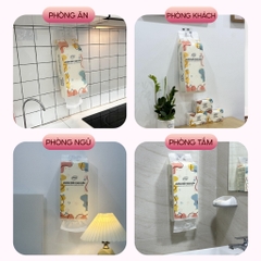 Khăn Giấy Rút TOPGIA Đa Sắc Bịch 1280 Tờ 4 Lớp