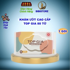 Khăn ướt Topgia 80 tờ dành cho mẹ và bé