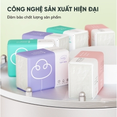 Giấy ăn 3 màu Top Gia cao cấp 300 tờ
