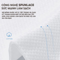 Khăn mặt khô Top Gia 65 Tờ (20x20cm)