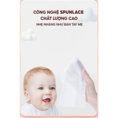 Khăn mặt khô Top Gia 65 Tờ (20x20cm)