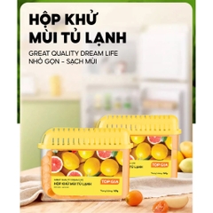 Hộp khử mùi tủ lạnh TopGia 160g