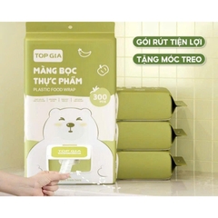 Túi màng bọc thực phẩm TOPGIA treo tường 300 cái