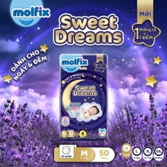 Tã quần ban đêm cho bé Molfix Sweet Dreams Jumbo
