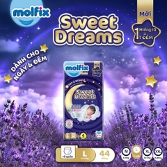 Tã quần ban đêm cho bé Molfix Sweet Dreams Jumbo