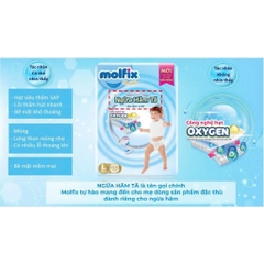 Bỉm Molfix Quần OXYGEN giúp ngừa hăm