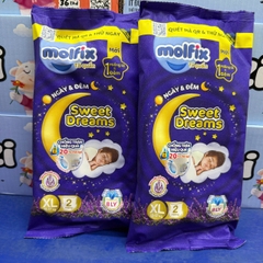 Tã quần ban đêm cho bé Molfix Sweet Dreams Jumbo