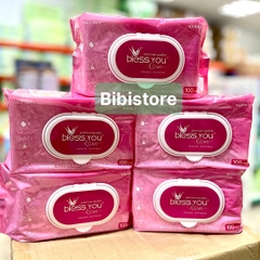 Khăn Ướt Bless You Không Mùi Gói 100 Miếng