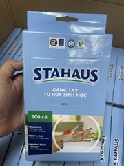 Găng Tay Tự Hủy Sinh Học STAHAUS Hộp 100 cái
