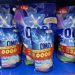 Nước Giặt OMO Matic Túi 3,6kg - Chuyên gia cửa trước