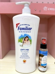 Sữa Tắm Dê FAMILIAR Trắng Da Mịn Màng 1 Lít