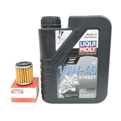 NHỚT XE SỐ LIQUI MOLY 4T 10W40 STREET tặng lọc nhớt Yamaha