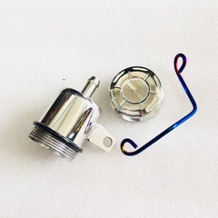 Bình Dầu Phụ Kiện  Salaza inox gắn được nhiều dòng xe Winner, Exciter, Raider, Sonic(Tặng kèm pát titan)