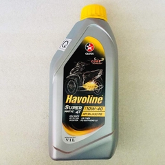 NHỚT HAVOLINE SUPER MATIC 4T SAE 10w40 1L - XE TAY GA ( chai xám , nắp vàng)