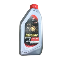 NHỚT HAVOLINE SUPER 4T SAE 15W-40 1L - Xe Số ( chai xám nắp đỏ)