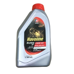 NHỚT HAVOLINE SUPER 4T SAE 15w40 800ML - XE SỐ( chai xám năp đỏ)