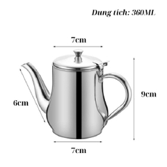 Bình trà inox, ấm trà cao cấp, ấm đun tiện dụng