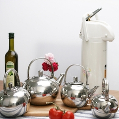 Ấm trà đun nước bằng thép dày không gỉ, ấm linh long bóng đẹp nhiều size [ 14, 16, 18, 20cm ]