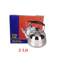 Ấm đun nước Inox cao cấp ( loại dày tốt ), đun được bếp từ size [ 1l, 1.5l, 2l, 3l, 5l, 6l ]